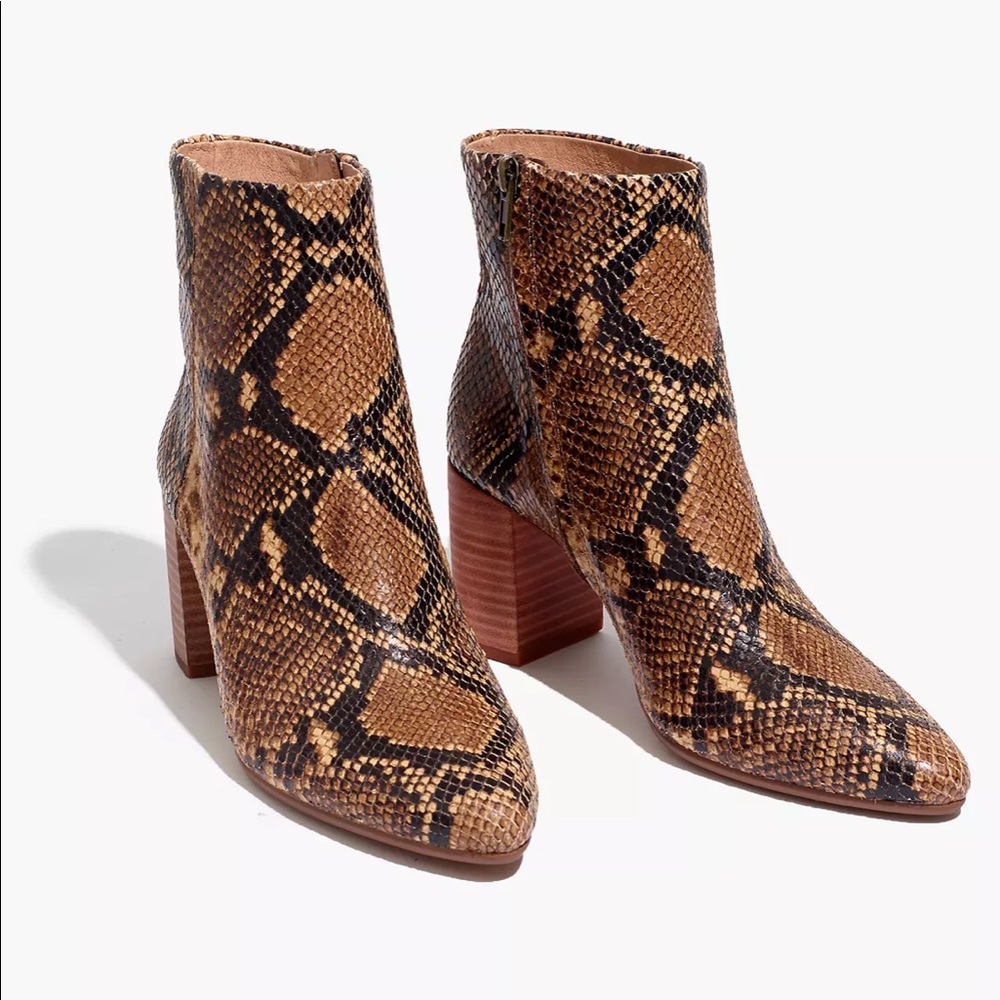 Madewell Snakeskin boots